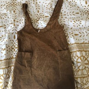 Brown free people jumper